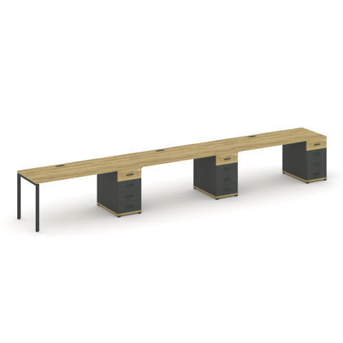 Бенч-система на 3 места с 3 опорными тумбами Concept CN.ORS-442 фото 4 Бенч-система на 3 места с 3 опорными тумбами Concept CN.ORS-442 фото 4