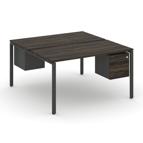 Бенч-система на 2 места с подвесными тумбами Concept CN.DRS-116 фото 3 Бенч-система на 2 места с подвесными тумбами Concept CN.DRS-116 фото 3