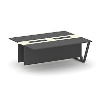 Steel Meet Проходной модуль L=2000 KM-PR.B.SPPW-20 Антрацит/Ваниль Глянец/Металл Антрацит 2000*1600*