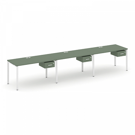 Бенч-система на 3 места с подвесными тумбами Concept CN.ORS-129