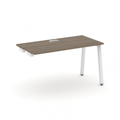 Style Project Стол-приставка к опор. элем. SN-5A.OPRS-014 Дуб Наварра/Металл Белый 1580*700*750 фото 17