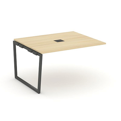 Style Project Проходной наб. элем. перег. стола SN-4T2.NSPRG-034 Акация Лорка/Металл Антрацит/Заглуш