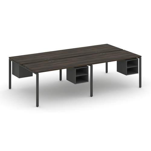 Бенч-система на 4 места с подвесными тумбами Concept CN.DRS-128 фото 2 Бенч-система на 4 места с подвесными тумбами Concept CN.DRS-128 фото 2