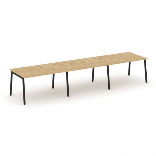 Style Project Стол переговорный SN-4A.SPRG-023.3 Тиквуд Светлый/Металл Антрацит 4410*980*750 фото 7