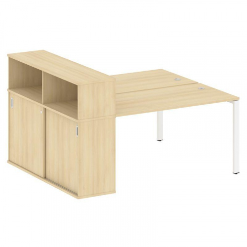 Бенч-система с шкафом-купе на П-обр. м/к Metal System БП.РС-СШК-2.3 Бенч-система с шкафом-купе на П-обр. м/к Metal System БП.РС-СШК-2.3