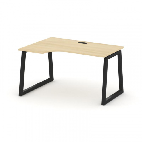 Style Project Стол рабочий эргоном. SN-5T1.SPA-022(L) Акация Лорка/Металл Антрацит/Заглушка Пластик фото 8 Style Project Стол рабочий эргоном. SN-5T1.SPA-022(L) Акация Лорка/Металл Антрацит/Заглушка Пластик фото 8