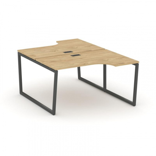 Style Project Рабочая станция эргоном. SN-4T2.DRPA-021 Акация Лорка/Металл Антрацит/Заглушка Пластик фото 22