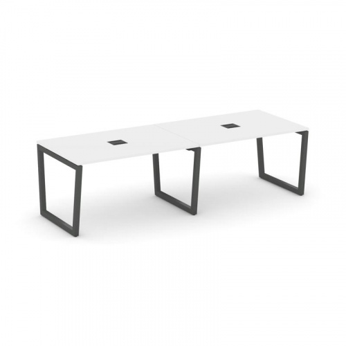 Style Project Стол переговорный SN-5T2.SPRG-012 Акация Лорка/Металл Антрацит/Заглушка Металл Антраци фото 26