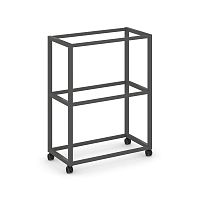 Shelf Mobile Завершающий модуль 3 уровня 1 секция VR.LT-STK-300.12 Металл Антрацит 1200*400*1046