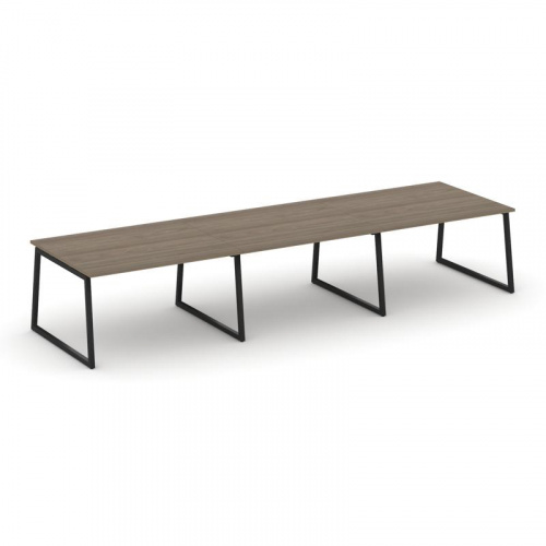 Style Project Стол переговорный SN-4T1.SPRG-052.3 Акация Лорка/Металл Антрацит 3540*1180*750 фото 5 Style Project Стол переговорный SN-4T1.SPRG-052.3 Акация Лорка/Металл Антрацит 3540*1180*750 фото 5