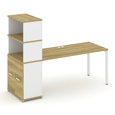 Стол офисный с опорным распашным шкафом Concept CN.SP-232