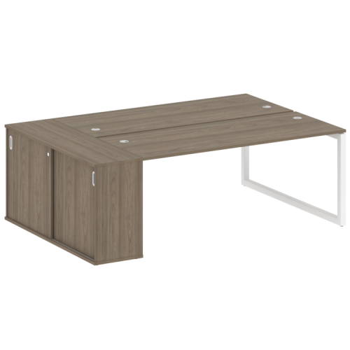 Бенч-система с шкафом-купе на О-обр. м/к Metal System Quattro 50БО.РС-СШК-1.5 фото 3