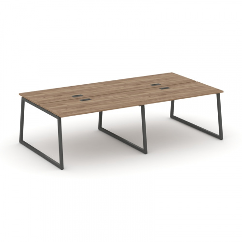 Style Project Рабочая станция 2-х сторон. SN-4T1.DRS-032 Акация Лорка/Металл Антрацит/Заглушка Пласт фото 10