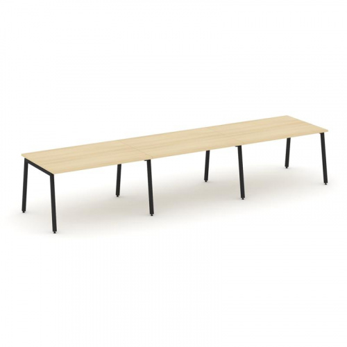 Style Project Стол переговорный SN-4A.SPRG-023.3 Тиквуд Светлый/Металл Антрацит 4410*980*750 фото 14