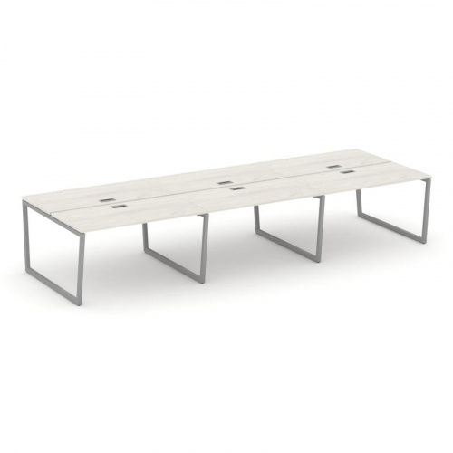 Style Project Рабочая станция 2-х сторон. SN-4T2.DRS-083 Акация Лорка/Металл Антрацит/Заглушка Пласт фото 11