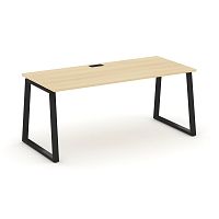 Style Project Direct Стол письменный SN-6T1.SR-025.M Акация Лорка/Металл Черный/Заглушка Металл Черн