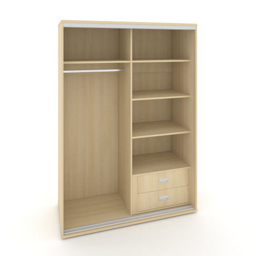 Корпус 2-х секционного шкафа низкого L=1300мм Maris SH.K2-3.2 K1