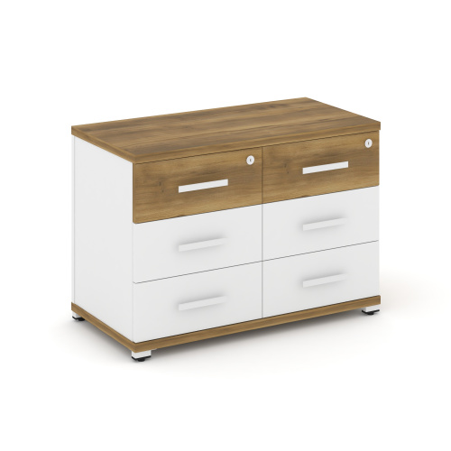 Тумба приставная с 6 ящиками Concept CN.TSP-007 W Тумба приставная с 6 ящиками Concept CN.TSP-007 W