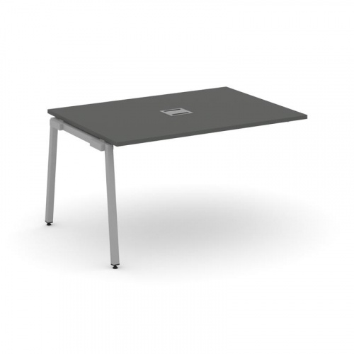 Style Project Проходной наб. элем. перег. стола SN-4A.NSPRG-004 Антрацит/Металл Белый 1580*980*750 Style Project Проходной наб. элем. перег. стола SN-4A.NSPRG-004 Антрацит/Металл Белый 1580*980*750