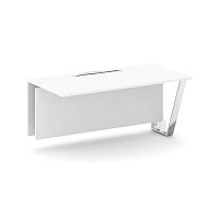 Steel Meet Проходной модуль MFK-PR.B.SPPO-16 Белый/МДФ Ультраматт Белый Бриллиант/Нержавеющая сталь/