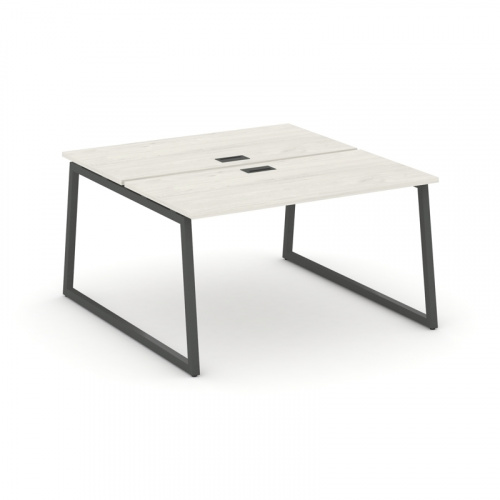 Style Project Рабочая станция 2-х сторон. SN-4T1.DRS-011 Акация Лорка/Металл Антрацит/Заглушка Пласт фото 9