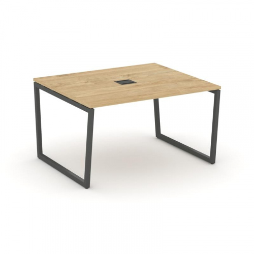 Style Project Стол переговорный SN-4T2.SPRG-033 Акация Лорка/Металл Антрацит/Заглушка Металл Антраци фото 22