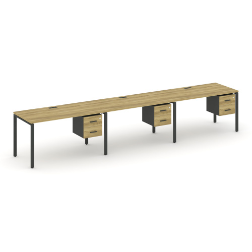 Бенч-система на 3 места с подвесными тумбами Concept CN.ORS-135 фото 4 Бенч-система на 3 места с подвесными тумбами Concept CN.ORS-135 фото 4