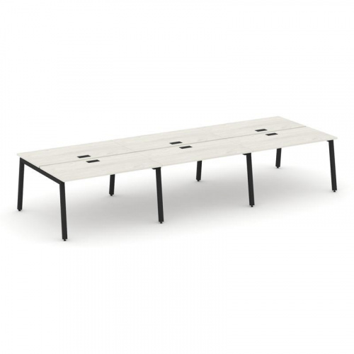 Style Project Рабочая станция 2-х сторон. SN-5A.DRS-074 Дуб Наварра/Металл Белый 4740*1432*750 фото 7