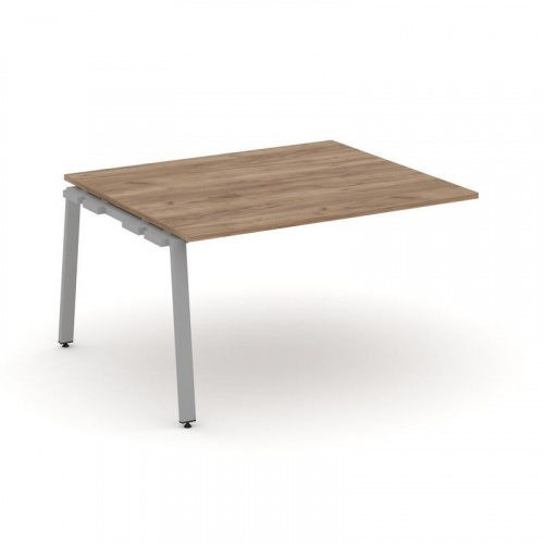 Style Project Проходной наб. элем. перег. стола SN-6A.NSPRG-033.3 Дуб Наварра/Металл Белый 1380*1180 фото 10