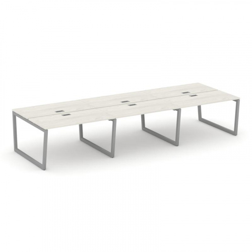 Style Project Рабочая станция 2-х сторон. SN-5T2.DRS-083 Акация Лорка/Металл Антрацит/Заглушка Пласт фото 12