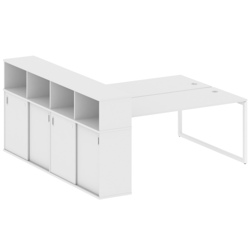 Бенч-система с шкафом-купе на О-обр. м/к Metal System Quattro 40БО.РС-СШК-4.5 фото 10