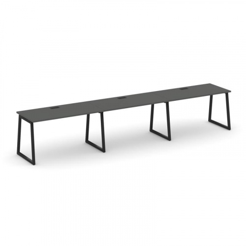 Style Project Рабочая станция 1 сторон. SN-4T1.ORS-041 Акация Лорка/Металл Антрацит/Заглушка Пластик фото 7