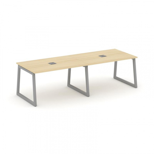 Style Project Стол переговорный SN-5T1.SPRG-011 Акация Лорка/Металл Антрацит/Заглушка Металл Антраци фото 21