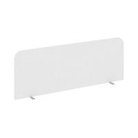 Настольный Экран фронтальный UNE.DEKRF-400 Белый/Металл Серый 780*18*425