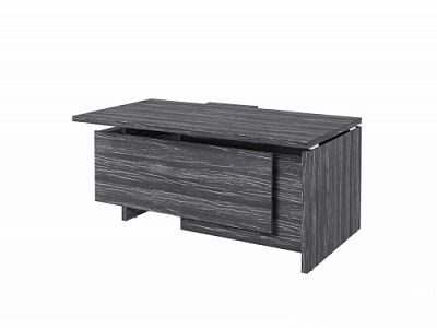 Стол с опорной тумбой FI-117R.DD Древесина Графит