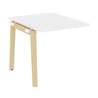 Onix Wood Прох. наб. эл. переговорного стола OW.NPRG-0 Белый Бриллиант/Дуб Светлый/Металл Белый 780*