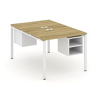 Бенч-система на 2 места с подвесными тумбами Concept CN.DRS-105