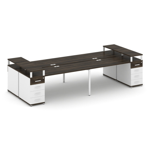 Бенч-система на 4 места с 2 опорными тумбами Concept CN.DRS-443 фото 10 Бенч-система на 4 места с 2 опорными тумбами Concept CN.DRS-443 фото 10