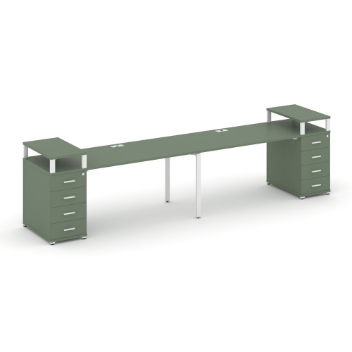 Бенч-система на 2 места с 2 опорными тумбами Concept CN.ORS-426