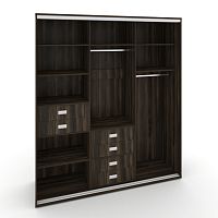 Корпус 3-х секционного шкафа высокого L=1619мм Maris SH.K3-1.1 K6