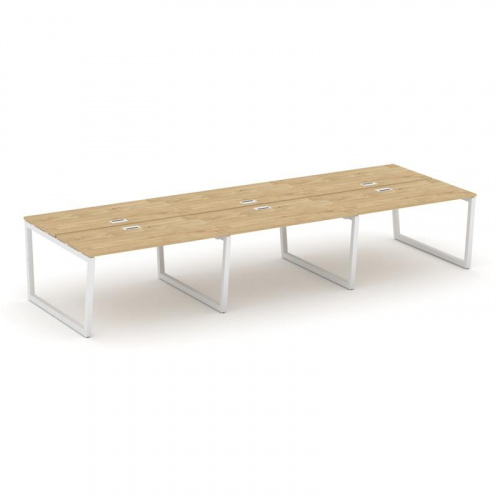 Style Project Рабочая станция 2-х сторон. SN-5T2.DRS-083 Акация Лорка/Металл Антрацит/Заглушка Пласт фото 3