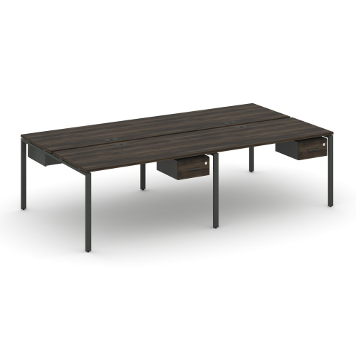 Бенч-система на 4 места с подвесными тумбами Concept CN.DRS-132 фото 3