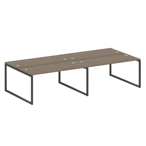 Бенч-система на 4 места на О-обр. м/к Metal System Quattro 40БО.СМ-4.4  фото 2