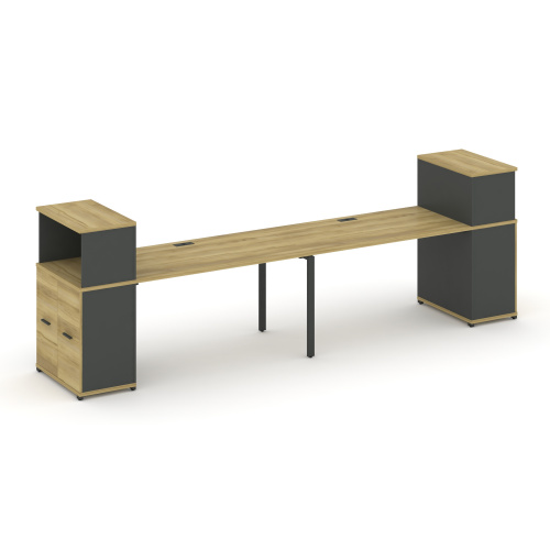Бенч-система с опорными распашными шкафами Concept CN.ORS-227 фото 4