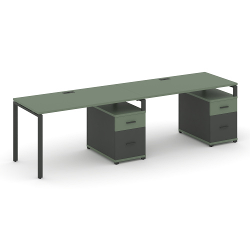 Бенч-система на 2 места с 2 опорными тумбами Concept CN.ORS-314 фото 2 Бенч-система на 2 места с 2 опорными тумбами Concept CN.ORS-314 фото 2