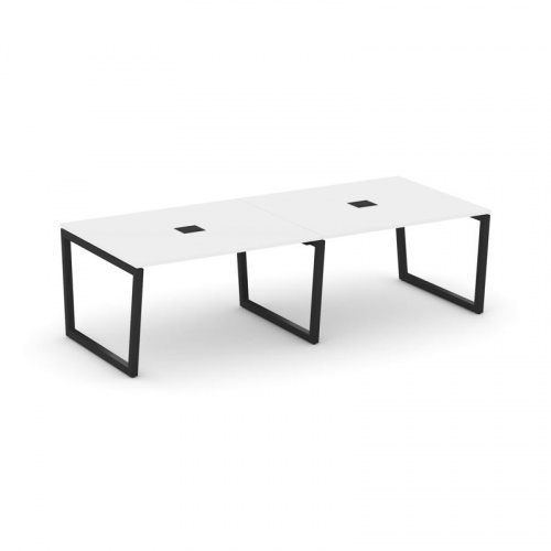 Style Project Стол переговорный SN-5T2.SPRG-043 Акация Лорка/Металл Антрацит/Заглушка Металл Антраци фото 8