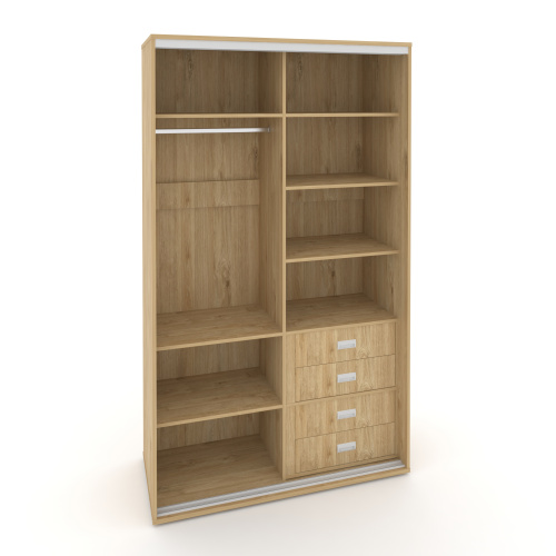 Корпус 2-х секционного шкафа высокого L=1500мм Maris SH.K2-5.1 K7 фото 3