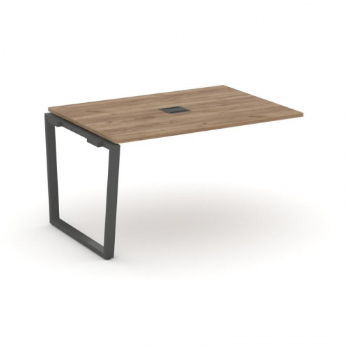 Style Project Проходной наб. элем. перег. стола SN-6T2.NSPRG-002 Акация Лорка/Металл Антрацит/Заглуш фото 23