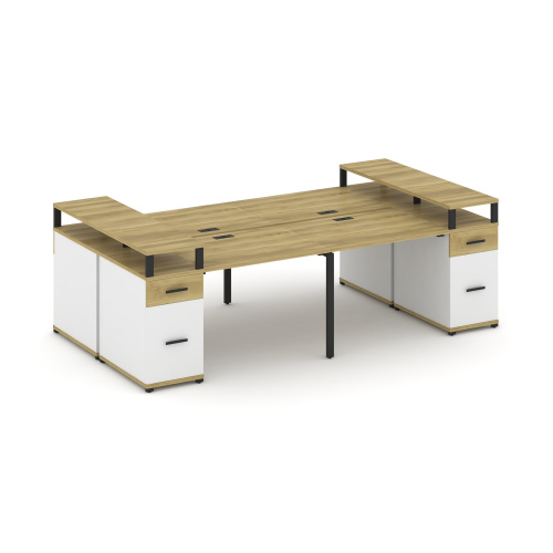 Бенч-система на 4 места с 2 опорными тумбами Concept CN.DRS-445 фото 6