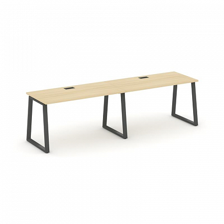 Style Project Рабочая станция 1 сторон. SN-6T1.ORS-022 Акация Лорка/Металл Антрацит/Заглушка Пластик